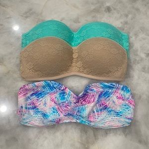 Set of 3 Victoria’s Secret Bandeau